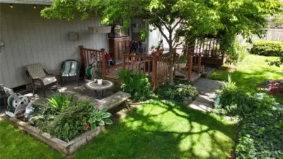 Extended patio area