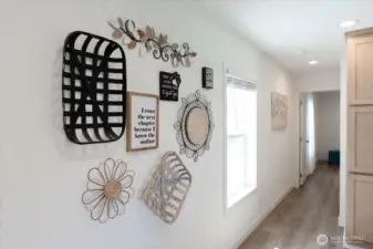 Hallway towards bedroom.
