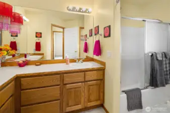 Guest bath with Double Vanity