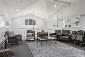 Bonus space at the clubhouse