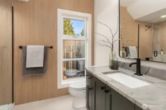 1st floor 3/4 bathroom