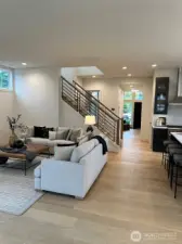 Wood flooring throughout first floor.