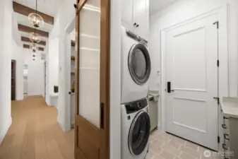 Solid, intentional, balanced, warm and crafted.