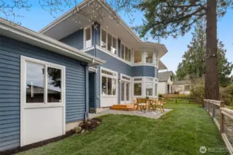 Secure, fully fenced yard designed for play, paws, and peace of mind