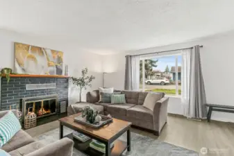 Living Room w/ fireplace