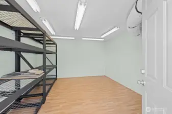 Extra finished room, great for storage.