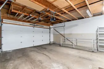 Garage and wheelchair ramp