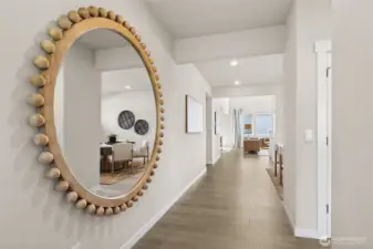 Photo rendering is representational. Actual home is under construction and finishes, elevation, and paint colors may vary. See site agent for details.