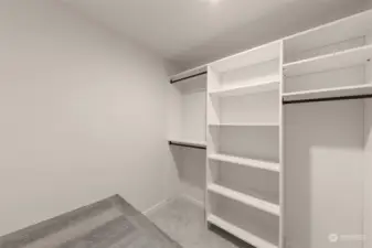 Each bedroom features spacious closets with pre-installed built-in shelving - move your clothes right in!