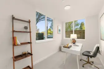 The additional bedroom can be converted into an office, reading nook, fitness area - truly whatever your heart desires!