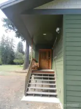 Front entry.