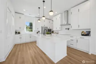 Spacious kitchen