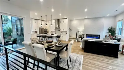 Such an open living plan! (staging and furniture are for decoration and not included in the sale of this home)