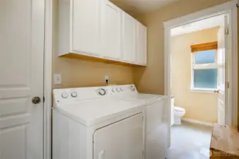 Utility room off family room
