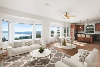 Open floor plan