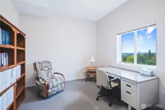 Shop includes private bath, office & slider to lower patio