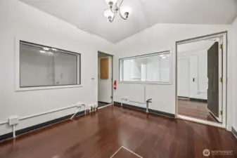Studio was previously a recording studio w/half bath