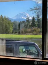 View out master bedroom window