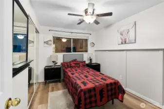 2nd bedroom across from main bath.