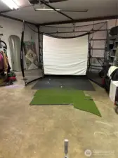 Shop big enough for golf simulator.