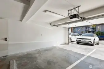 Attached garage (shared w/one other) walk straight into lobby!  or park in driveway.