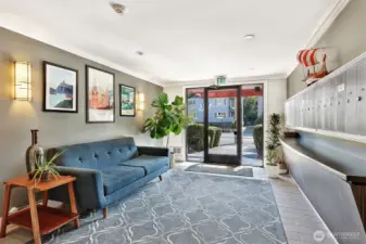 Secure lobby entrance