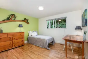 2nd, large bedroom on main level.