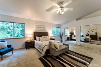 Large Primary suite.