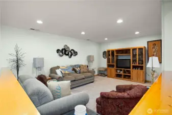 Living room or family room,  a relaxing area to recreate and gather.