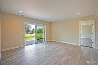 Family room downstairs.