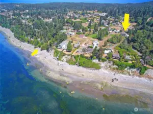 Just down the road you will find the community beach access.