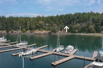 Protected views of the Marina due to a view easement