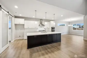 This is a general representation of floor plan and may vary from actual home constructed. Features in photos, upgrades, elevation, materials, dimensions and layout all subject to change without notice.