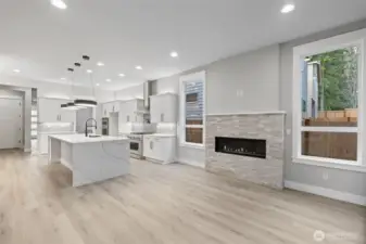 Photos are of a home in a different community and are for illustration purposes only to reflect typical finishes.  May depict seller enhancements.  Colors and options may vary.