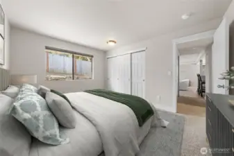 Another angle of the Primary bedroom~closet is extended in its size, so bigger than most