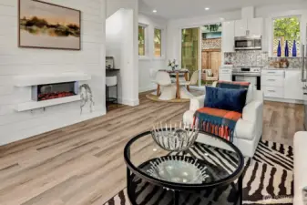Open space, easy care floors, LED lighting, abundance of natural light -7350 21st Ave NW, Seattle, WA 98117