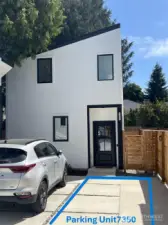 Large, dedicated parking space - 10'x20'; 7350 21st Ave NW, Seattle, WA 98117