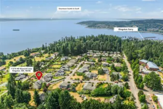 Tucked away, yet minutes to Edmonds or Seattle Access and the darling town of Kingston.