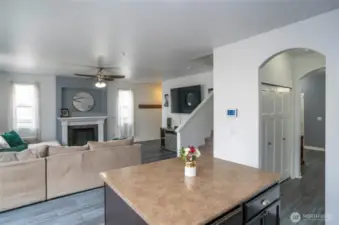 This home boasts a spacious, open feel that’s both inviting and comfortable.