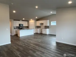 Kitchen and Living Room