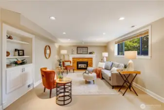Cozy up here with a good book, for game night, or to watch a favorite show!
