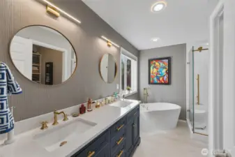 Primary remodeled bath