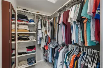Primary walk-in closet