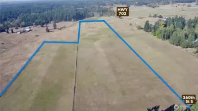 34+ Acres view from 360th Ave S Facing North