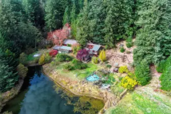 Home and shop on acreage