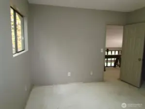 2nd Bedroom Upstairs, also with a nice size closet.