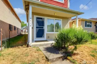 Front entrance to the home