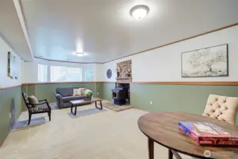 This spacious bonus room has so many possibilities.