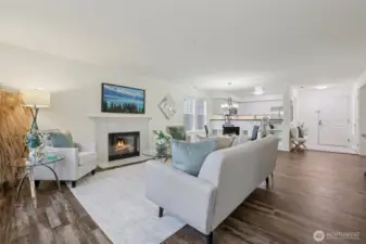 Fabulous space for large furniture or cozy sitting areas