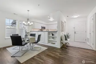 Newer cabinetry & lighting